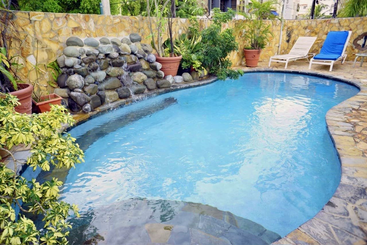Sister property pool in Condado, San Juan — accessible to At Wind Chimes Boutique Hotel guests during Puerto Rico Wine and Food Festival weekend