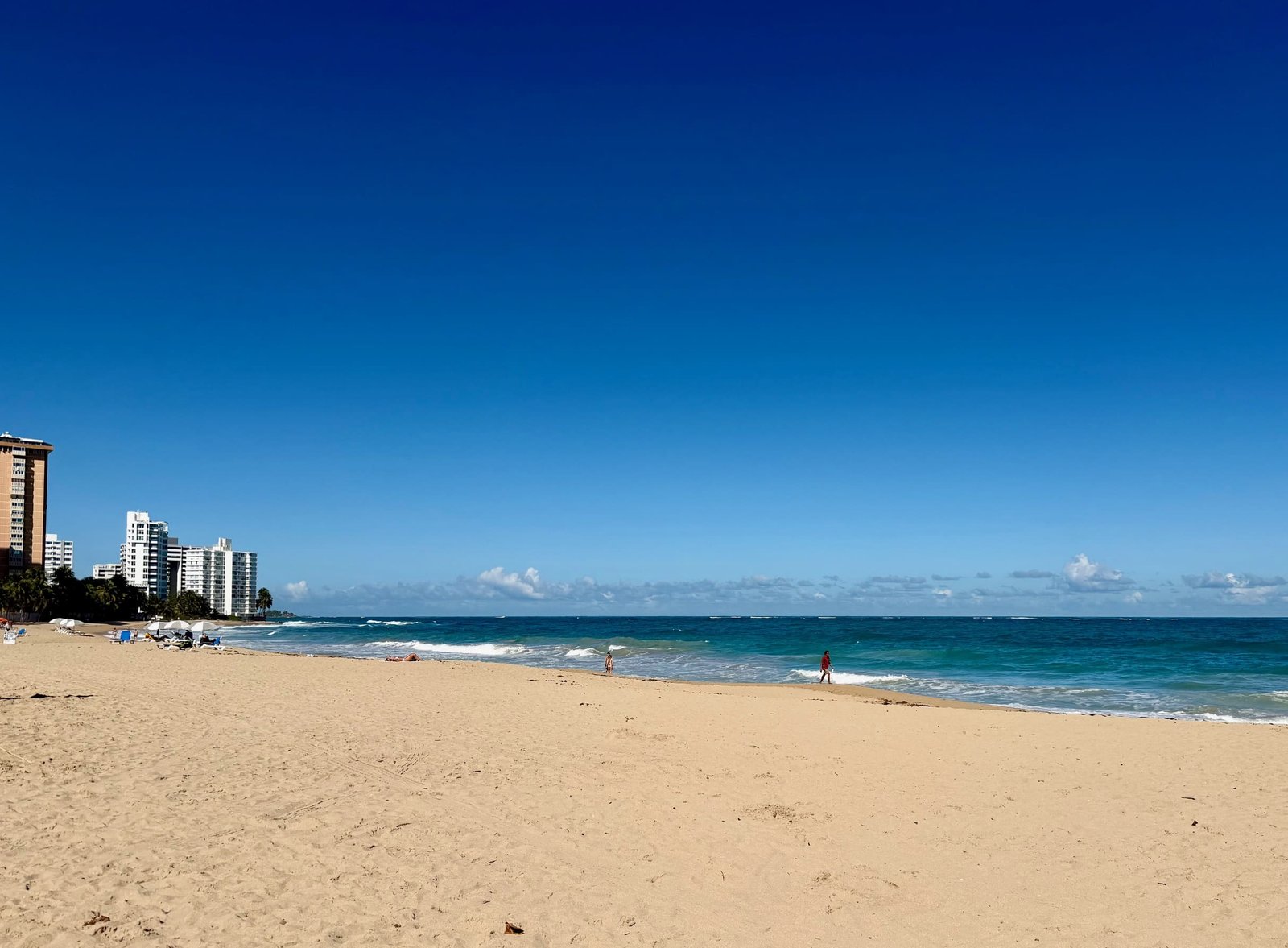 Condado Beach in San Juan Puerto Rico, one block from At Wind Chimes Boutique Hotel